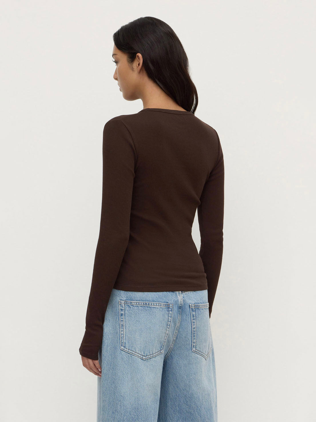 Assembly Label - Zali Long Sleeve Tee - Ganache