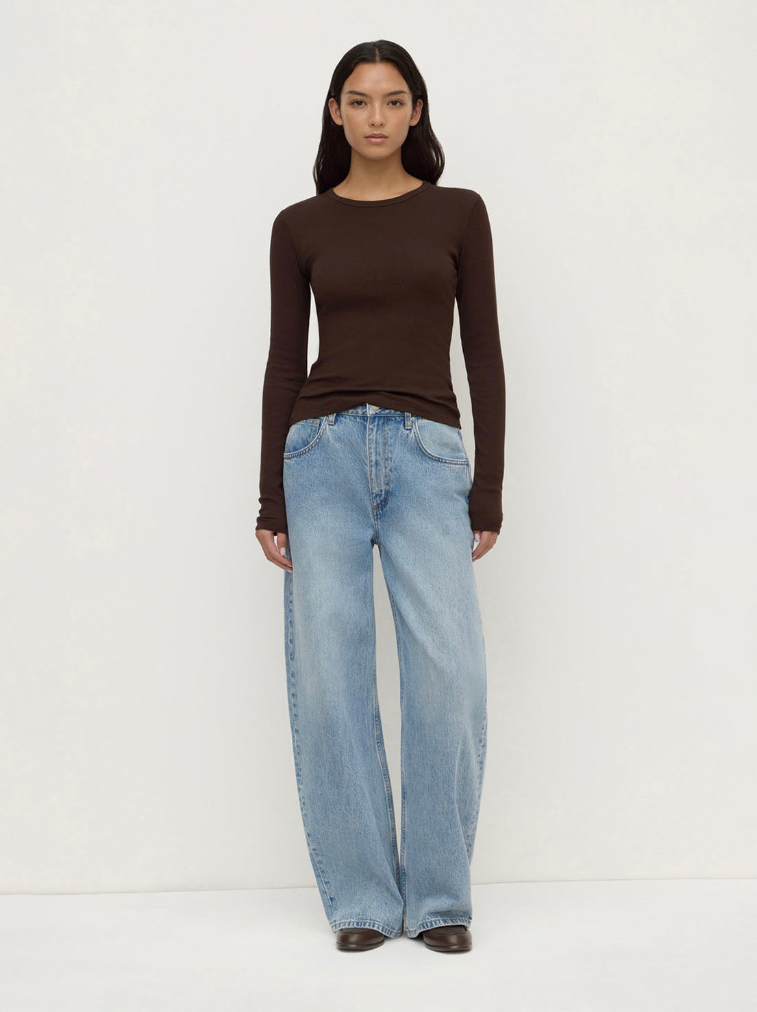 Assembly Label - Zali Long Sleeve Tee - Ganache