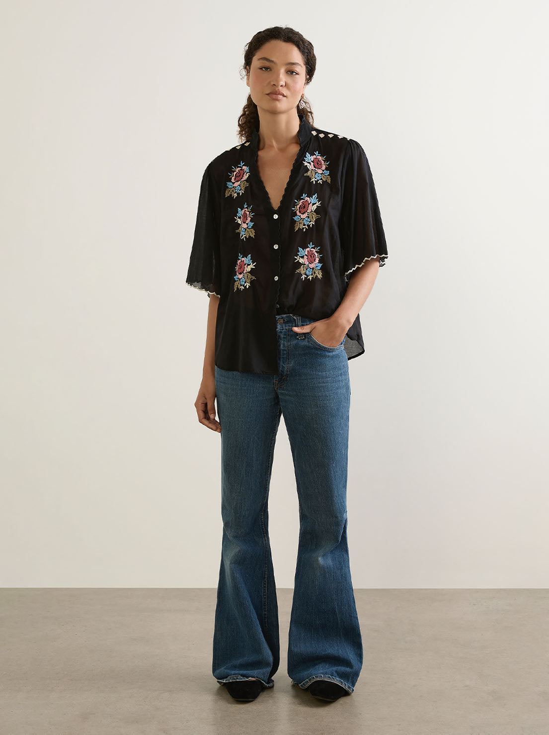 Auguste - Arabella Blouse - Black