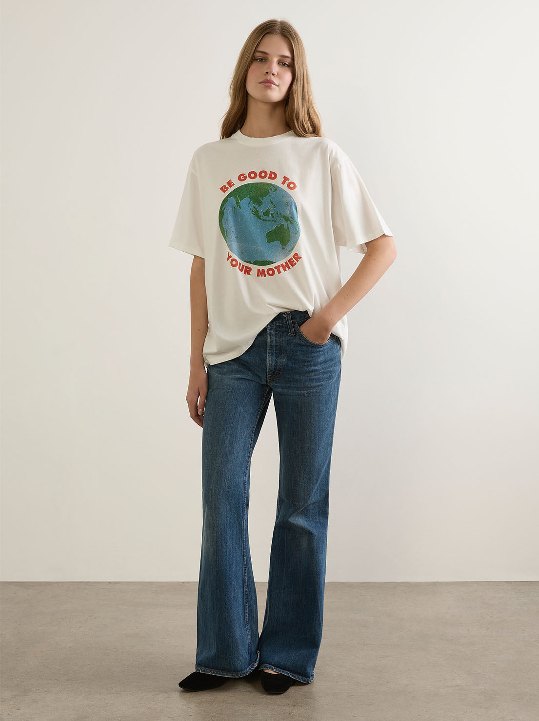 Auguste - Be Good Boyfriend Tee - White