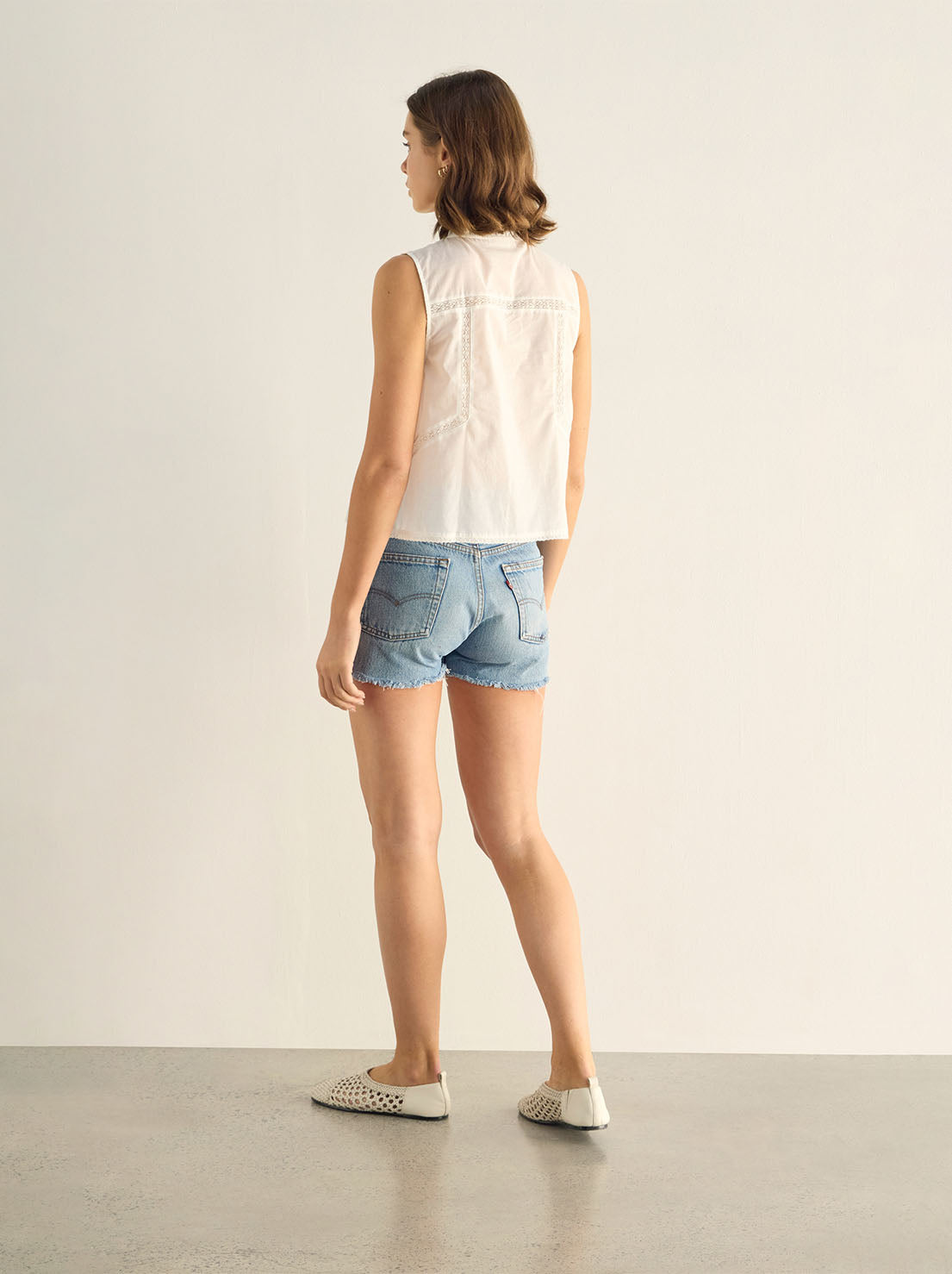 Auguste - Bellamy Embroidered Blouse - White