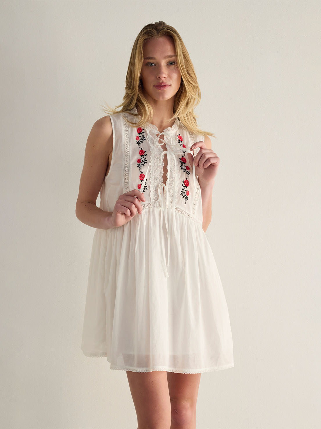 Auguste - Bellamy Mini Dress - White