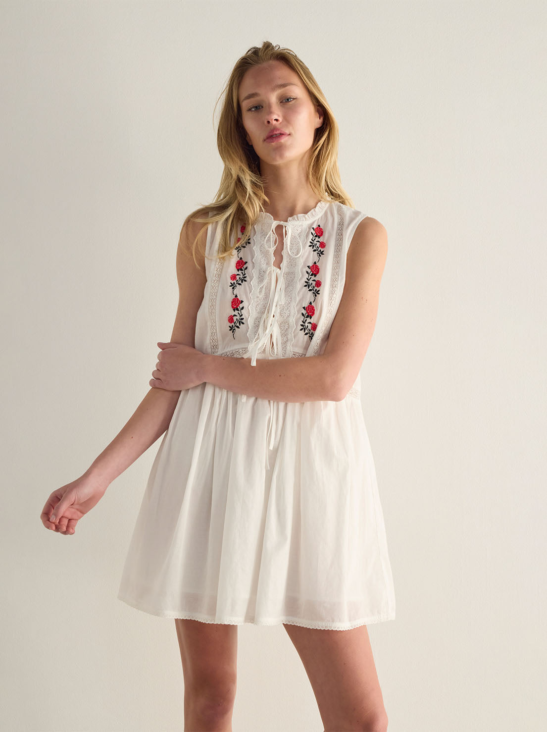 Auguste - Bellamy Mini Dress - White
