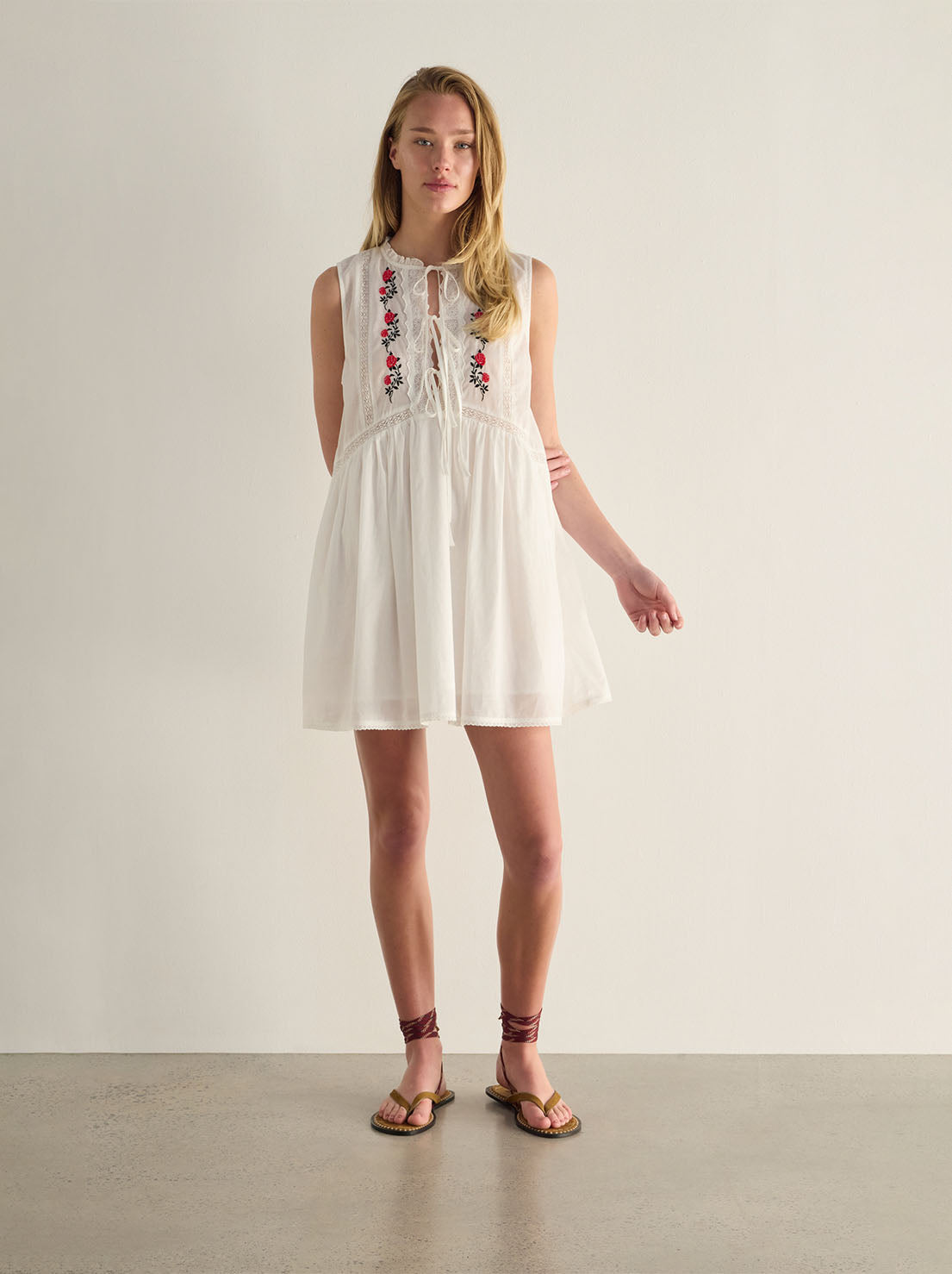 Auguste - Bellamy Mini Dress - White