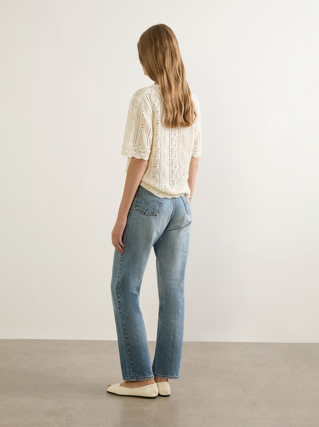 Auguste - Callen Knit Tee - Off White