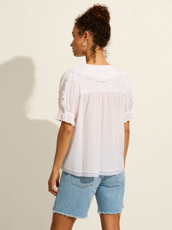 Auguste - Ellory Blouse - White