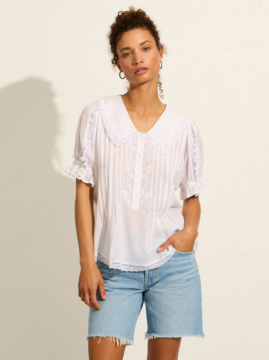 Auguste - Ellory Blouse - White