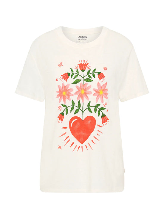 Auguste - Fallen Hearts Classic Tee - Off White