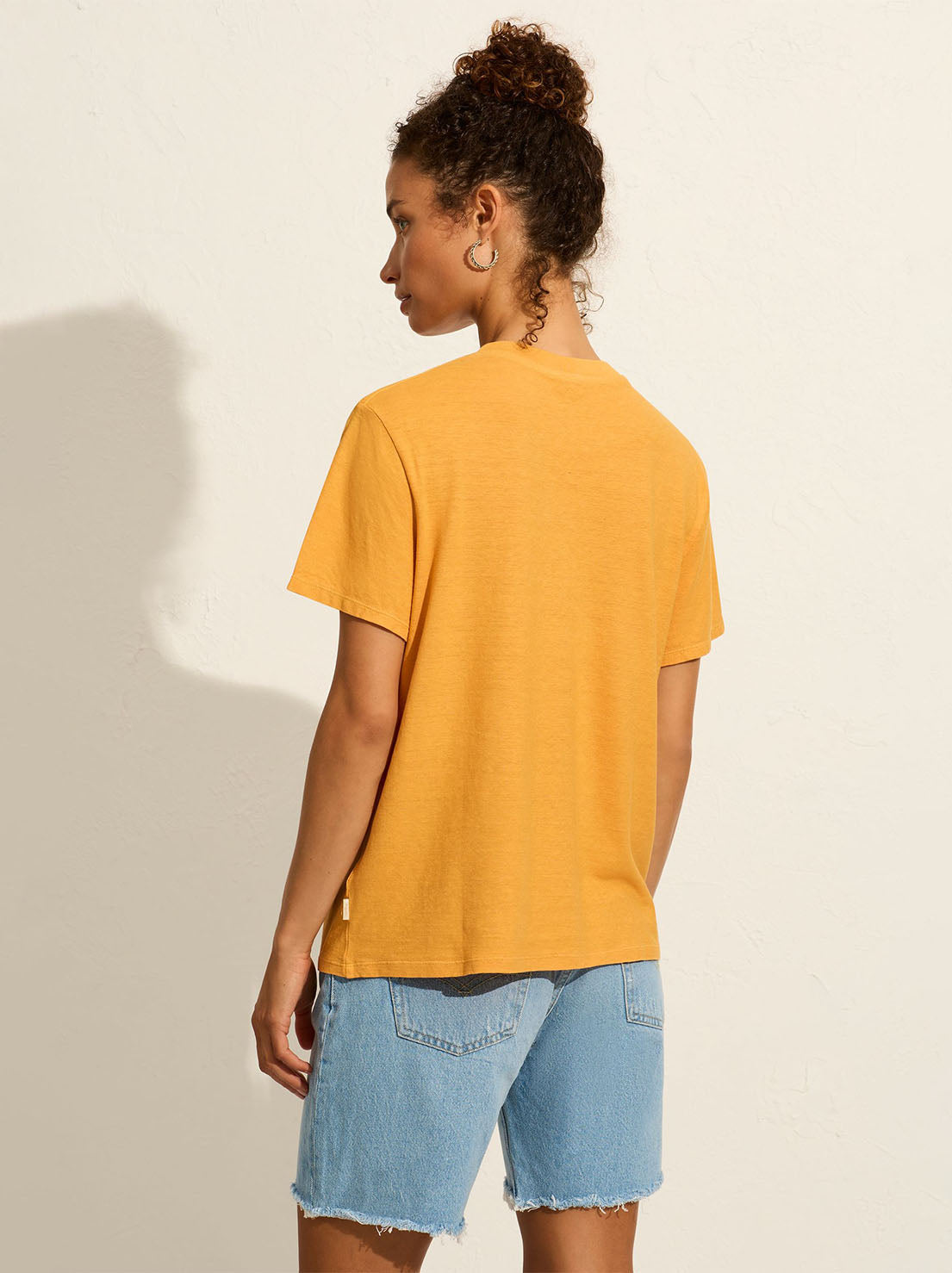 Auguste - Fleurs Classic Tee - Mango