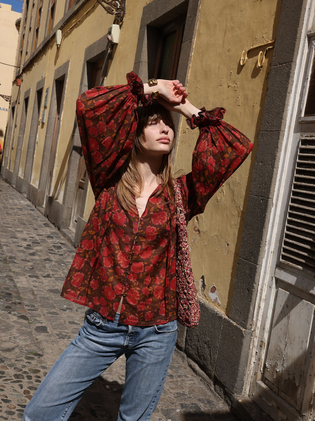 Auguste - Jessa Blouse - Espresso
