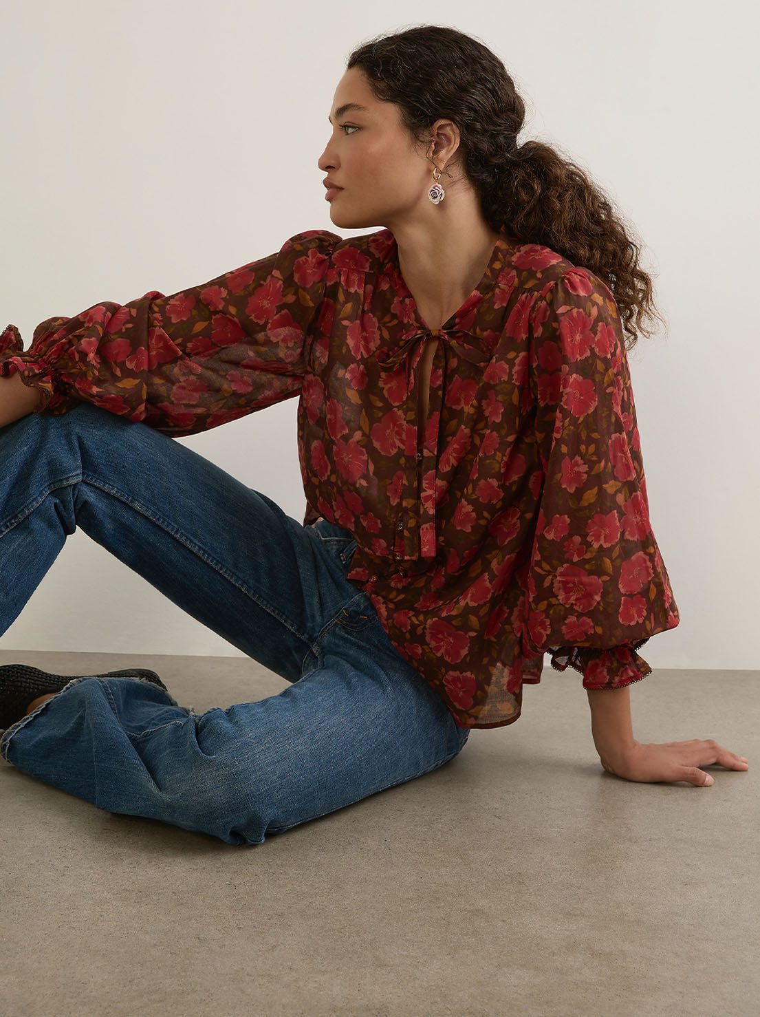 Auguste - Jessa Blouse - Espresso