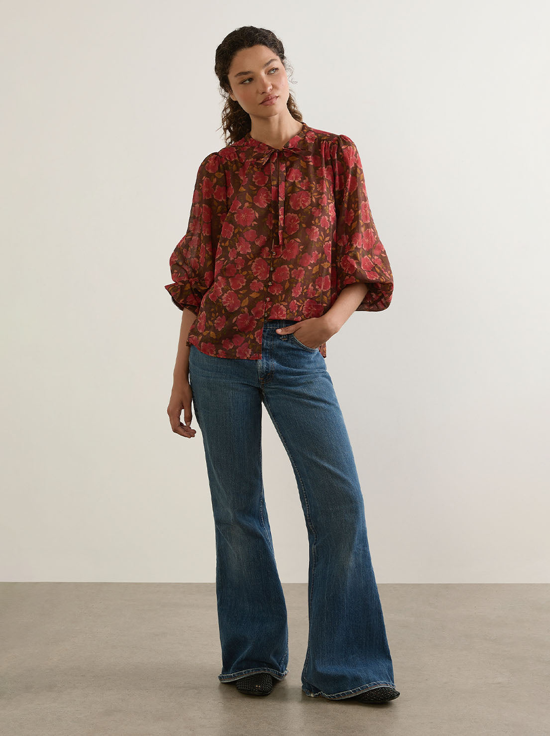 Auguste - Jessa Blouse - Espresso