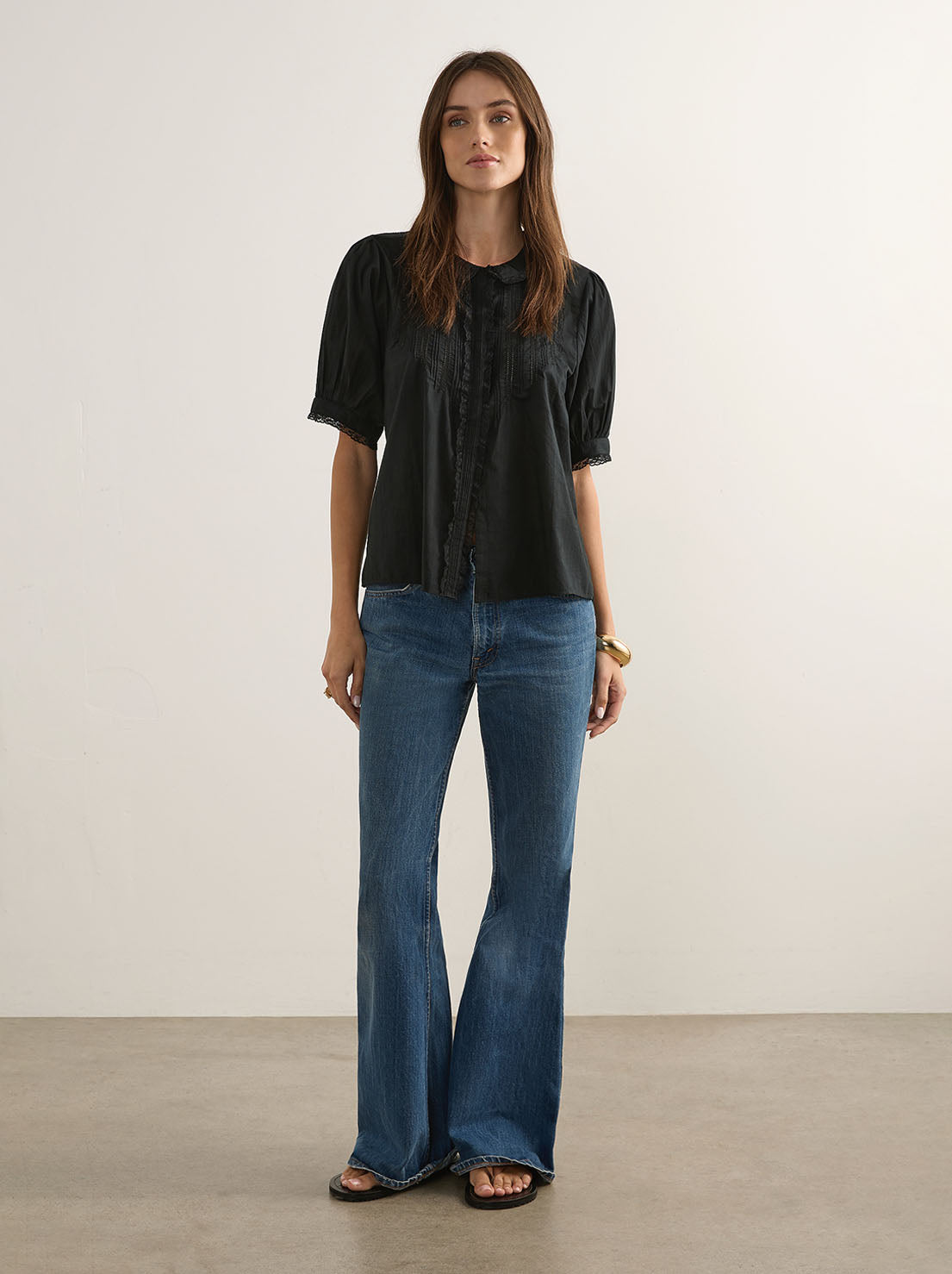 Auguste - Magdalena Blouse - Black