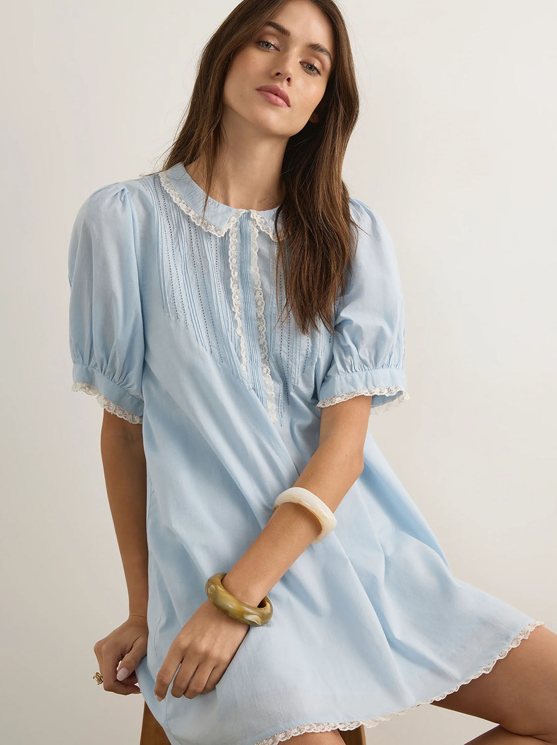 Auguste - Magdalena Mini Dress - Blue