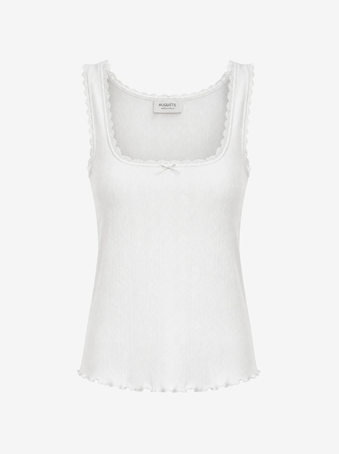 Auguste - Mazie Tank - White