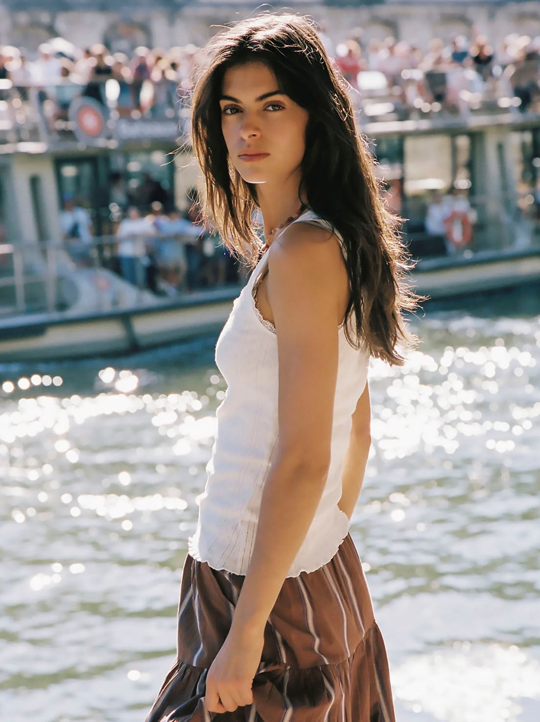 Auguste - Mazie Tank - White