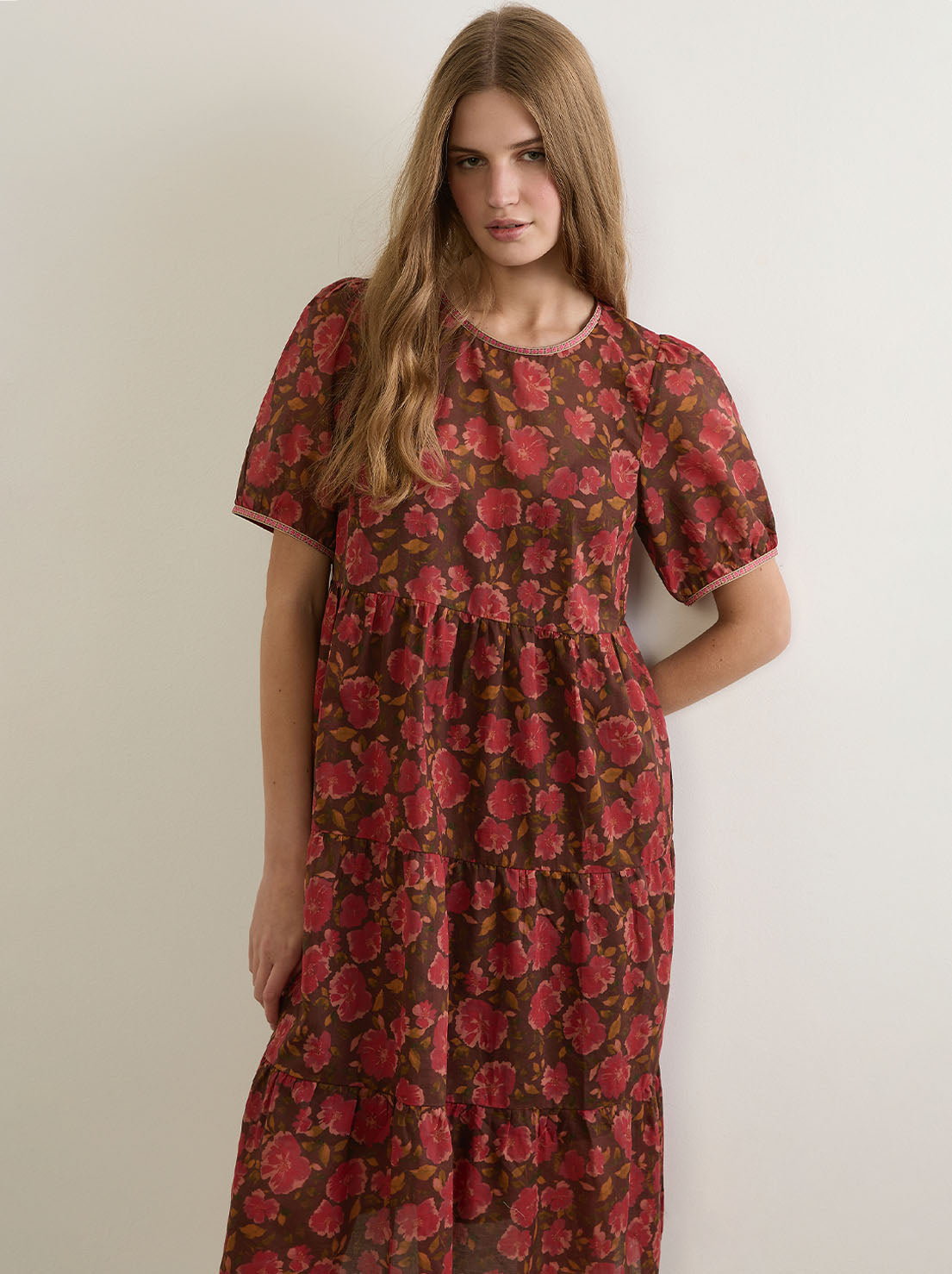 Auguste - Poetica Midi Dress - Espresso