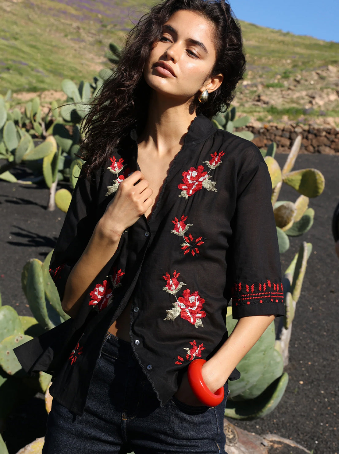 Auguste - Reign Blouse - Black