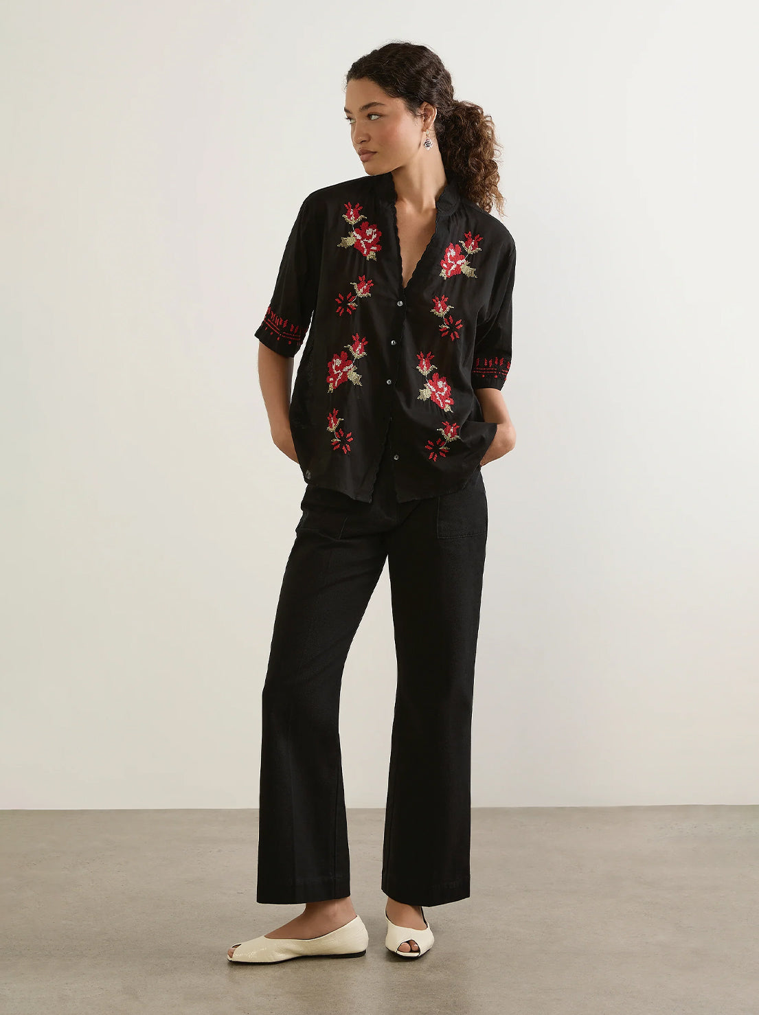 Auguste - Reign Blouse - Black