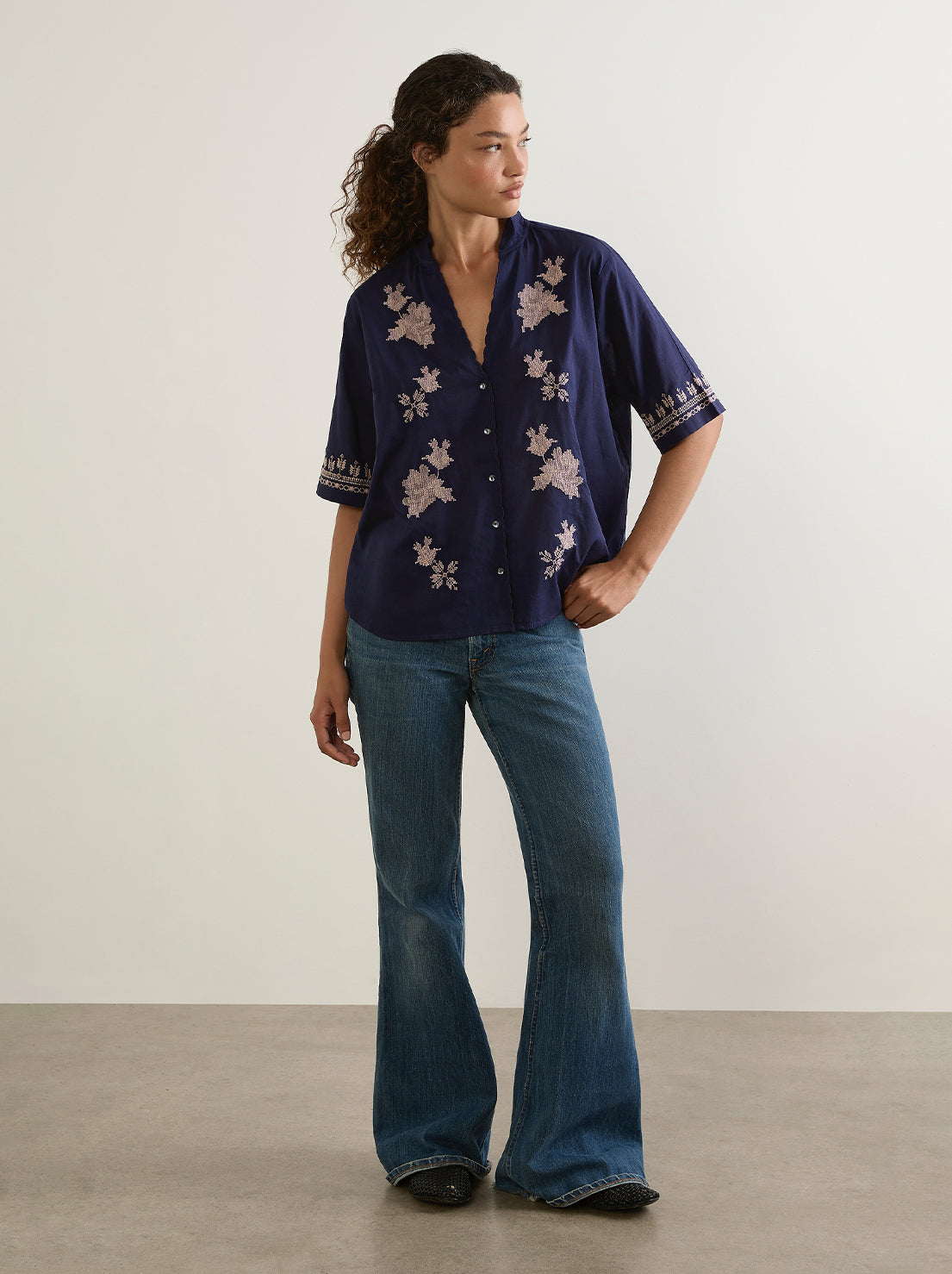 Auguste - Reign Blouse - Blue