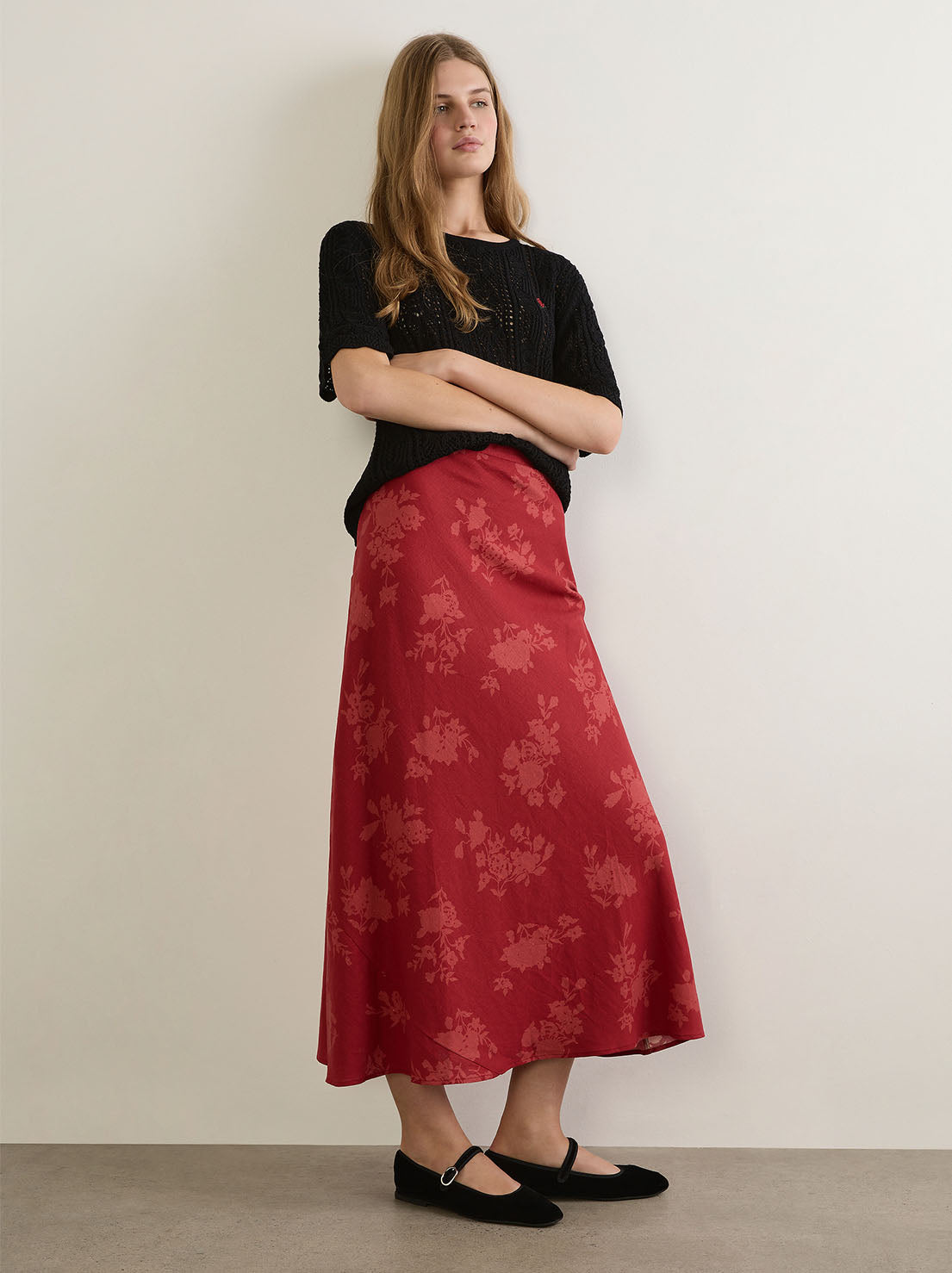 Auguste - Stefan Maxi Skirt - Red