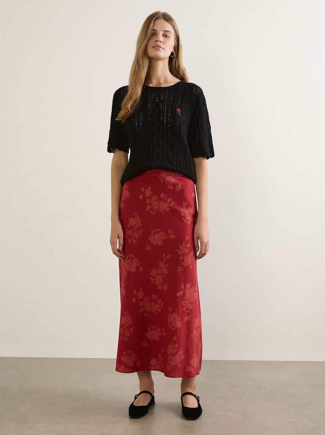 Auguste - Stefan Maxi Skirt - Red