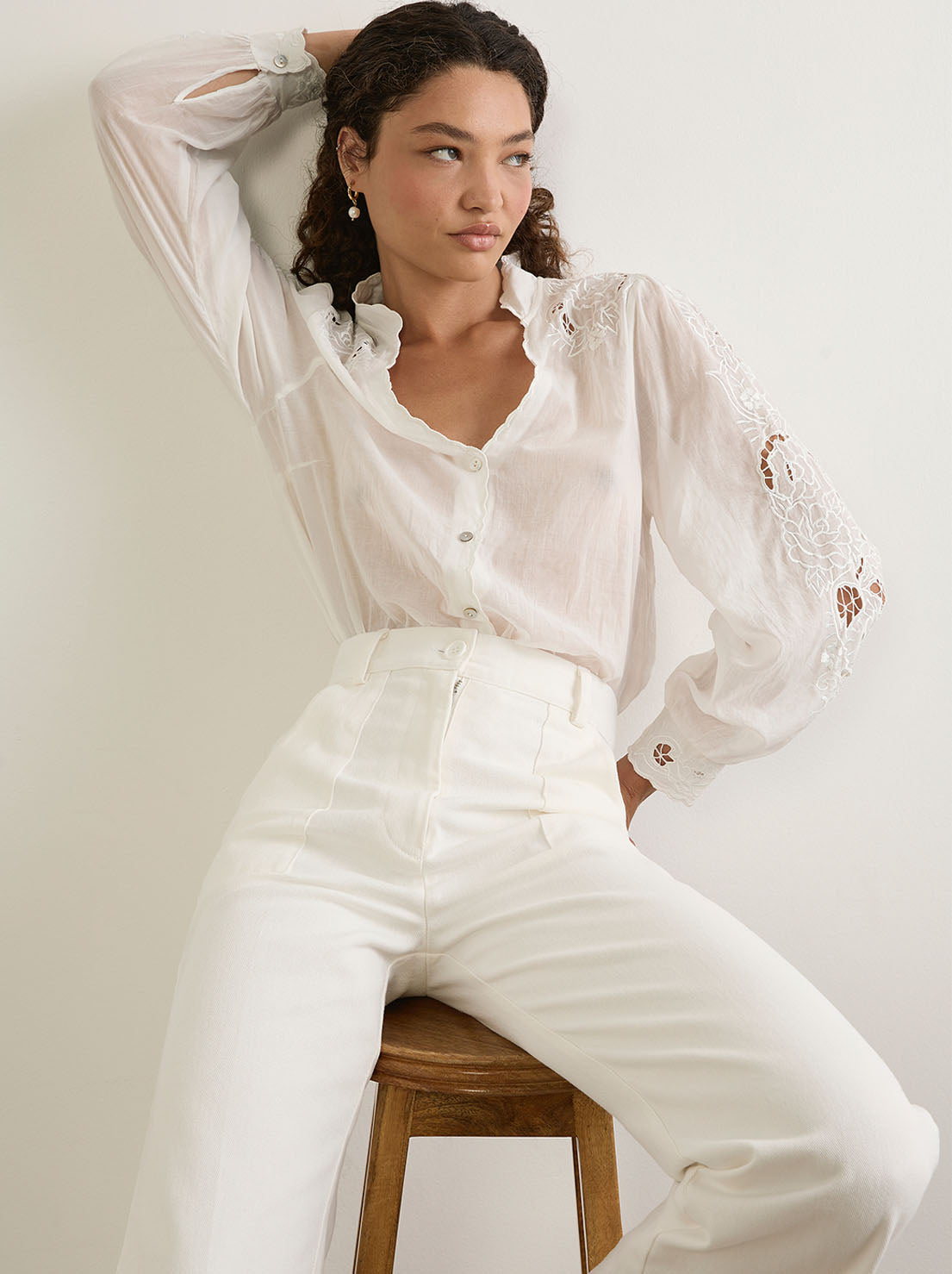 Auguste - Talia Blouse - White