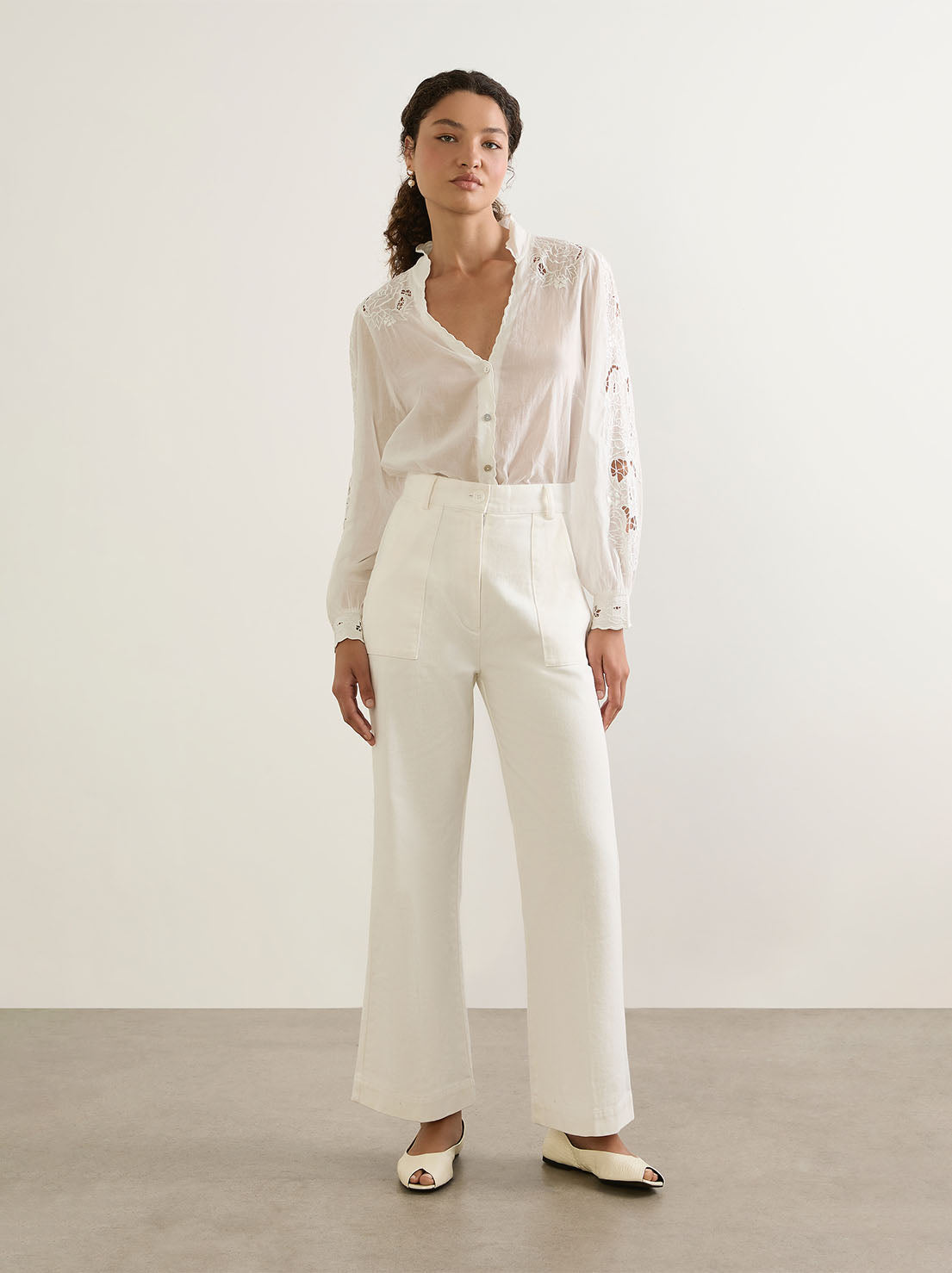 Auguste - Talia Blouse - White