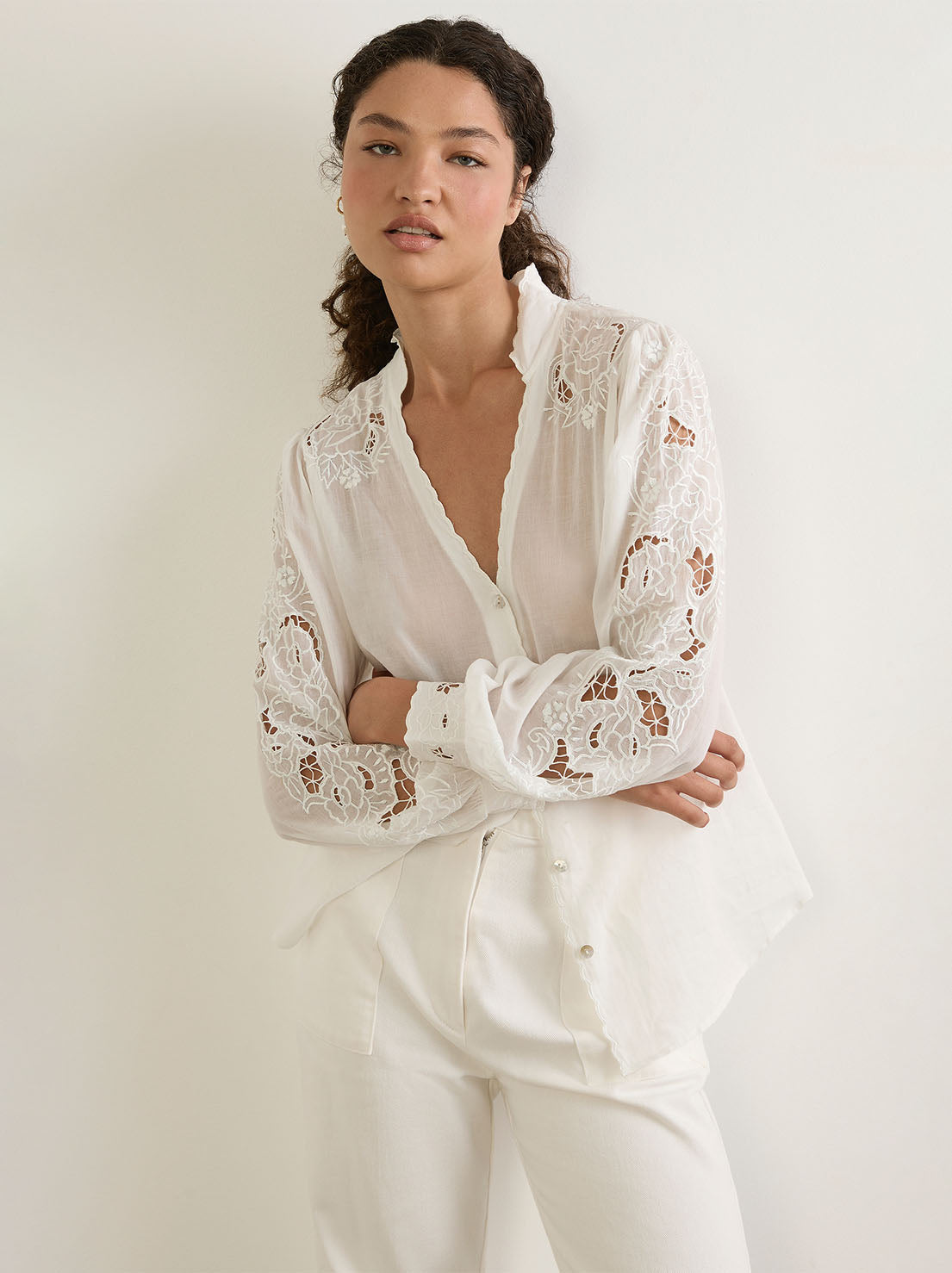 Auguste - Talia Blouse - White