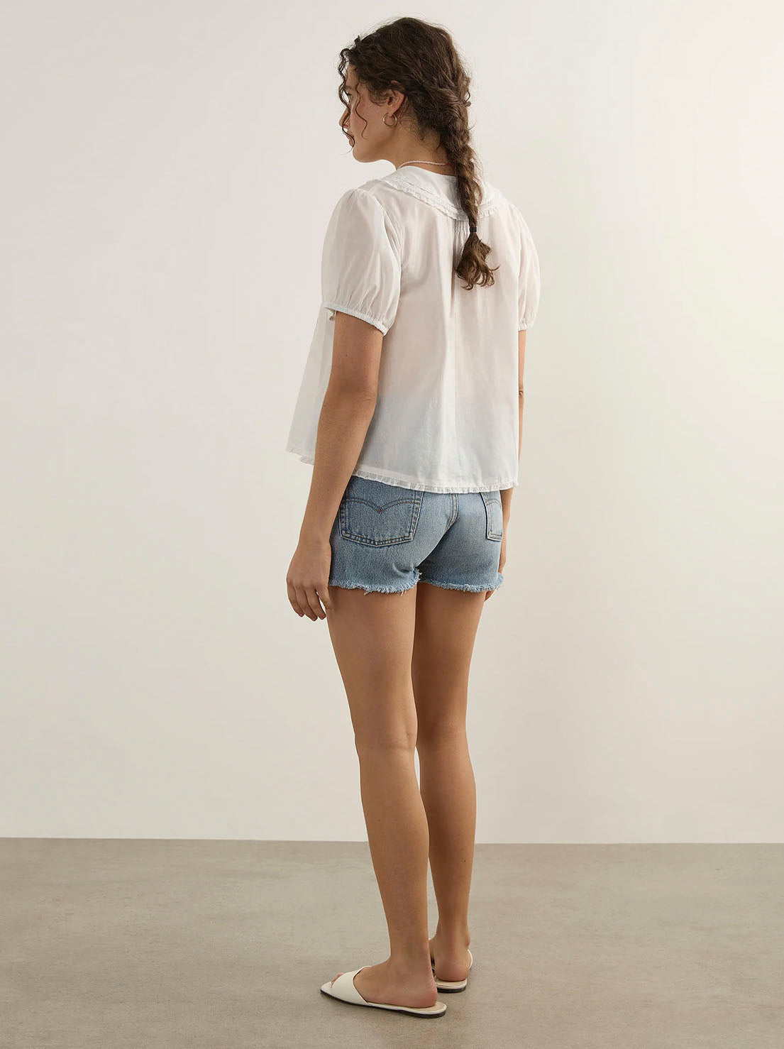 Auguste - Violette Blouse - White