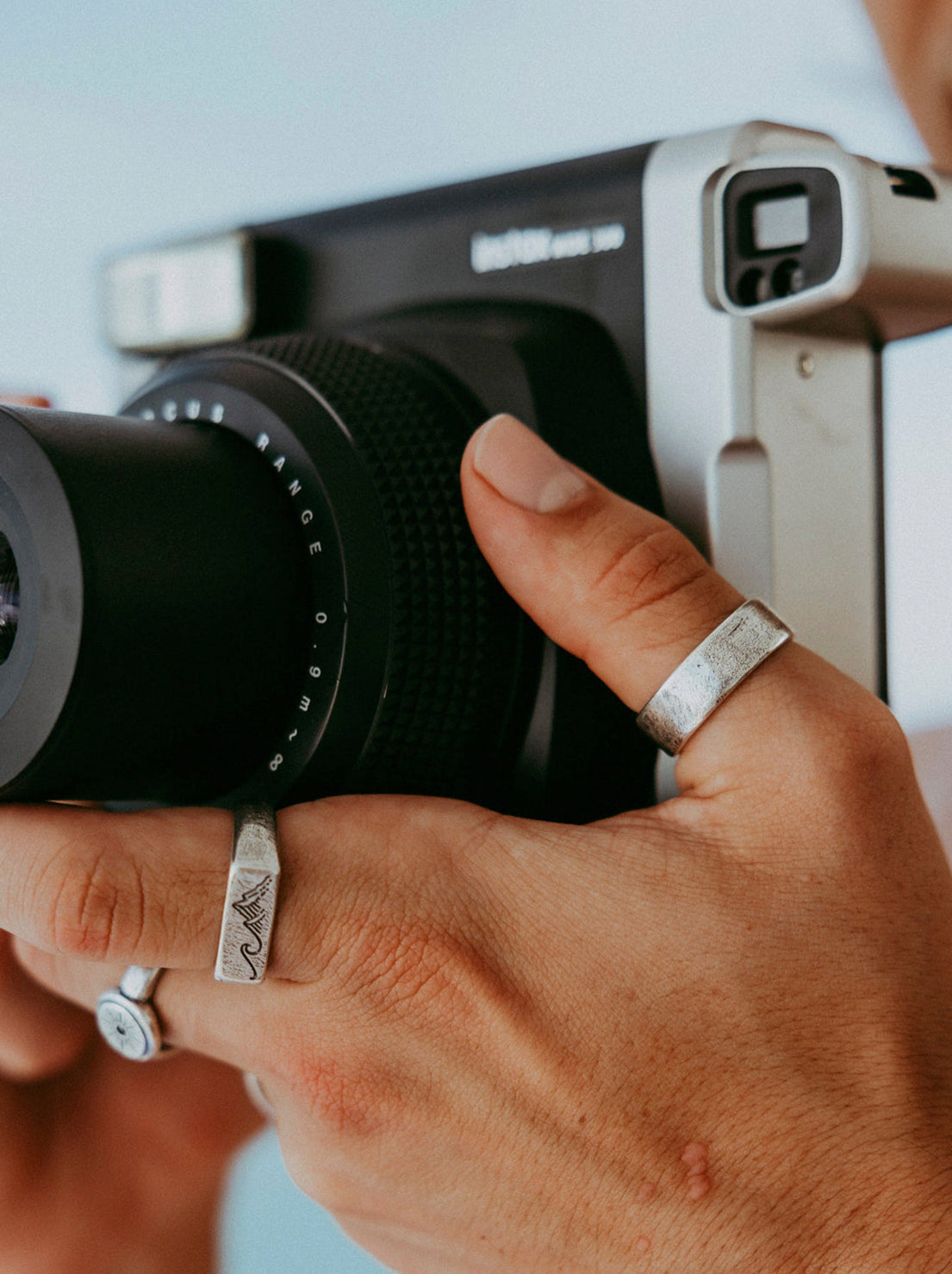 Billie Jo. - Canvas Ring - Silver