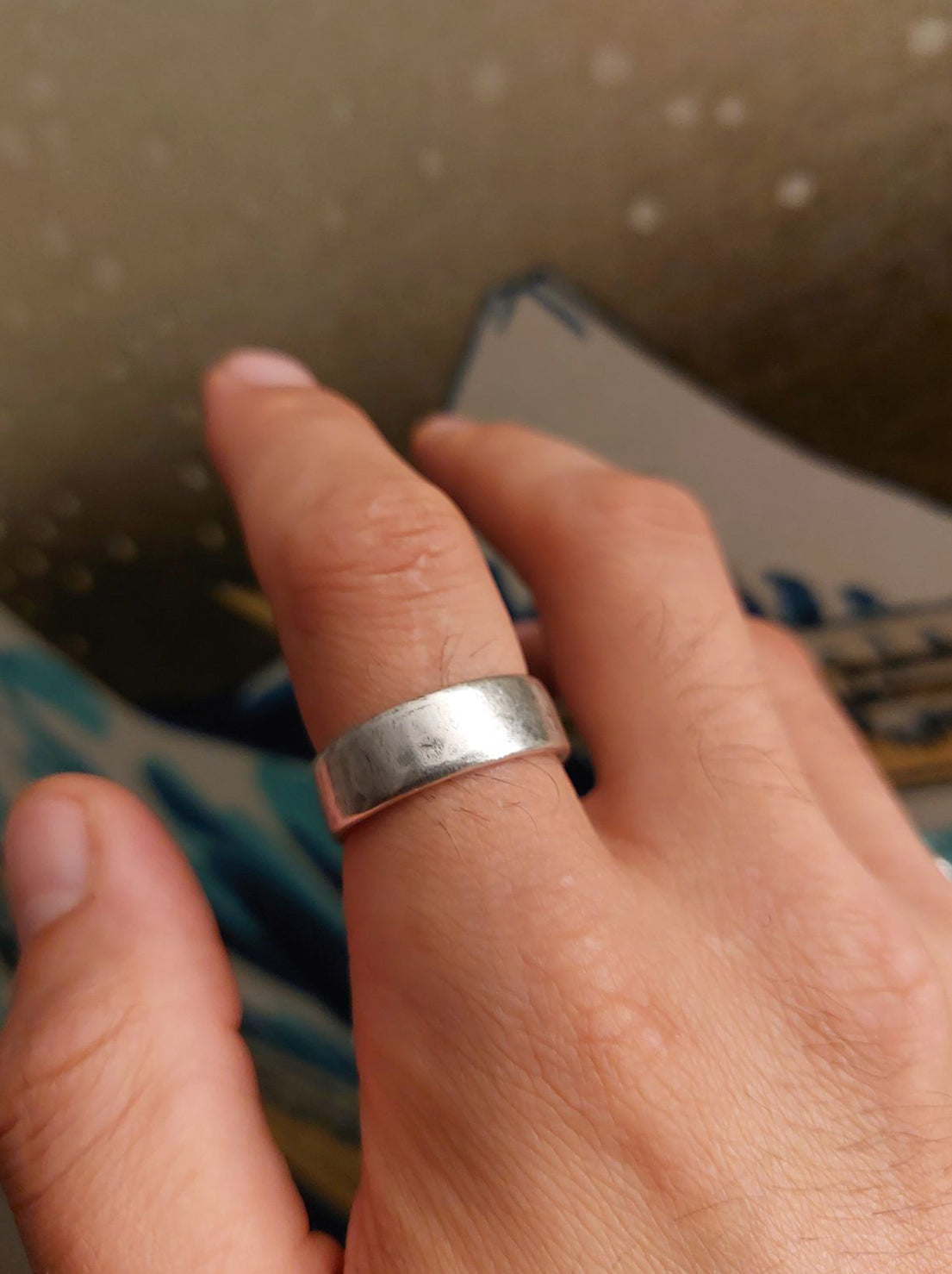 Billie Jo. - Canvas Ring - Silver