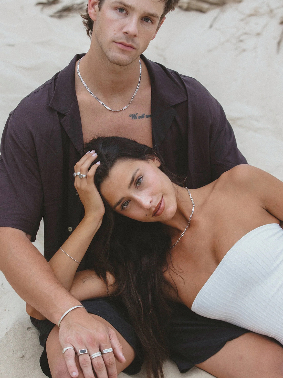 Billie Jo. - Mariner Chain Necklace - Silver