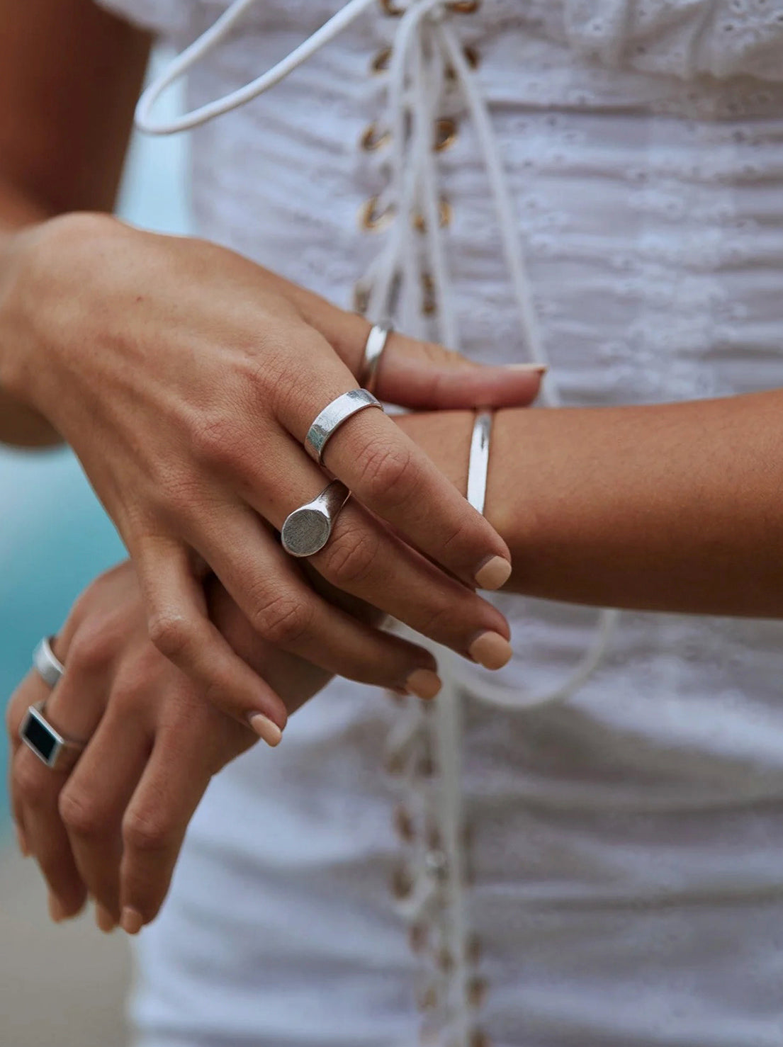 Billie Jo. - Serenity Ring - Silver