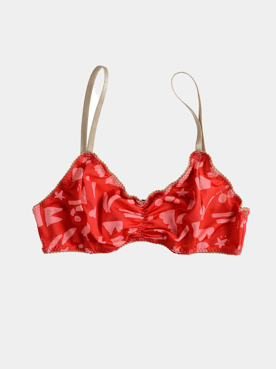 Bimby + Roy - Bralette - REWA (Red / Pink)