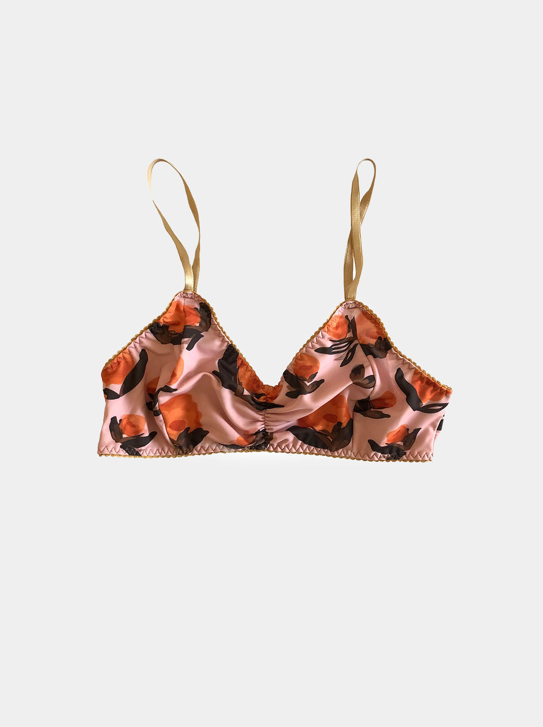 Bimby + Roy - Bralette - SENIROSI (Pink & Peach Floral)