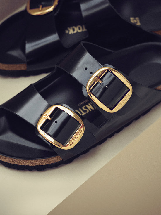 Birkenstock - Arizona - Big Buckle - High Shine Patent Leather - Black - Regular