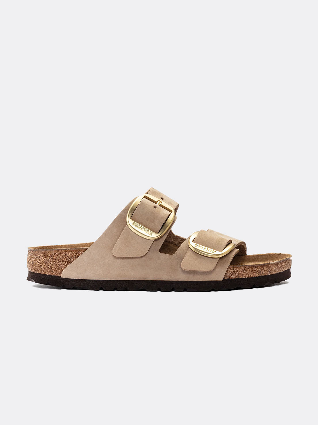 Birkenstock - Arizona - Big Buckle - Nubuck Leather - Sandcastle - Regular