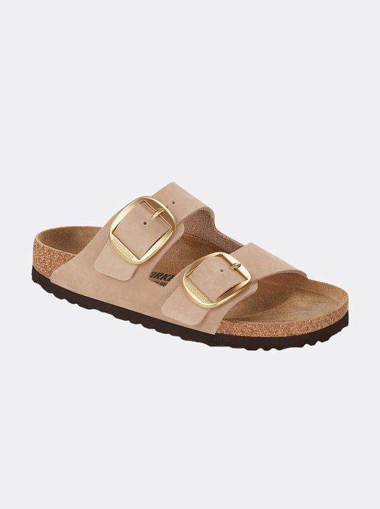 Birkenstock - Arizona - Big Buckle - Nubuck Leather - Sandcastle - Regular