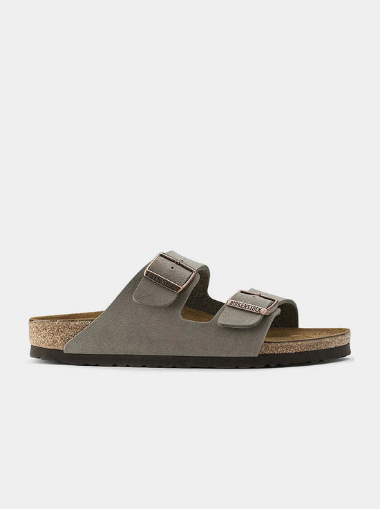 Birkenstock - Arizona - BirkiBuc - Stone - Narrow