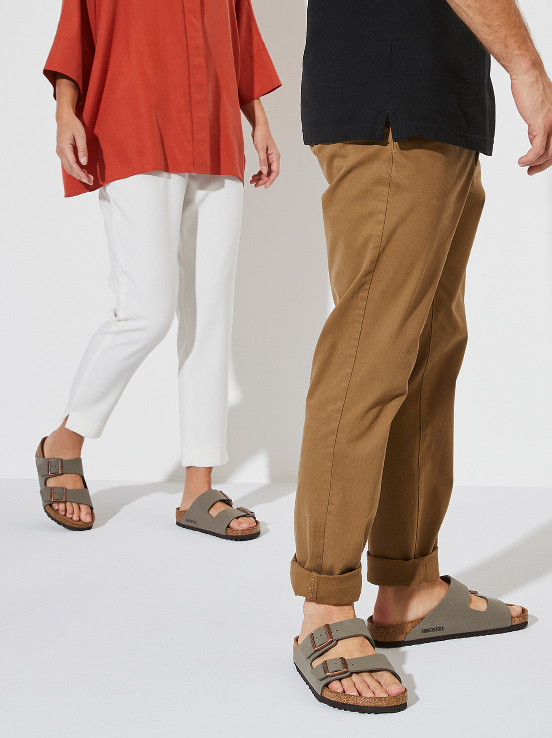 Birkenstock - Arizona - BirkiBuc - Stone - Narrow