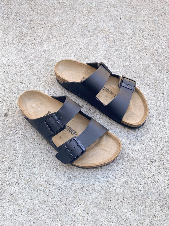 Birkenstock - Arizona - Birko Flor - Black - Regular