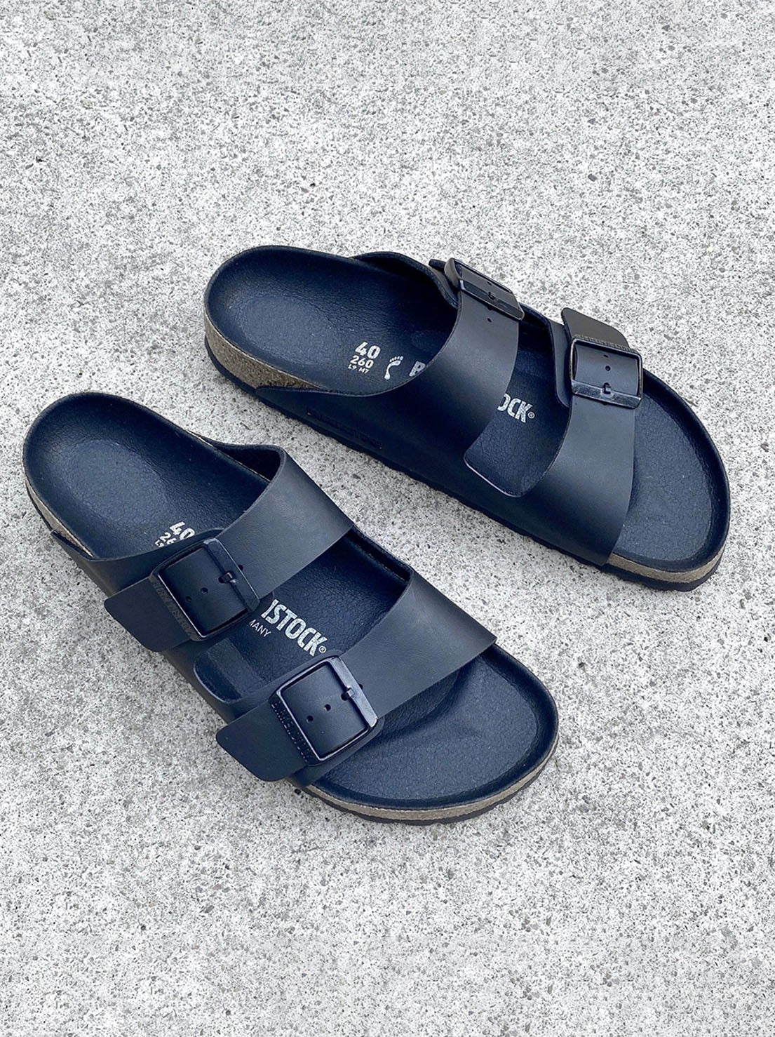 Birkenstock - Arizona - Birko Flor - Semi Exquisite Black - Narrow