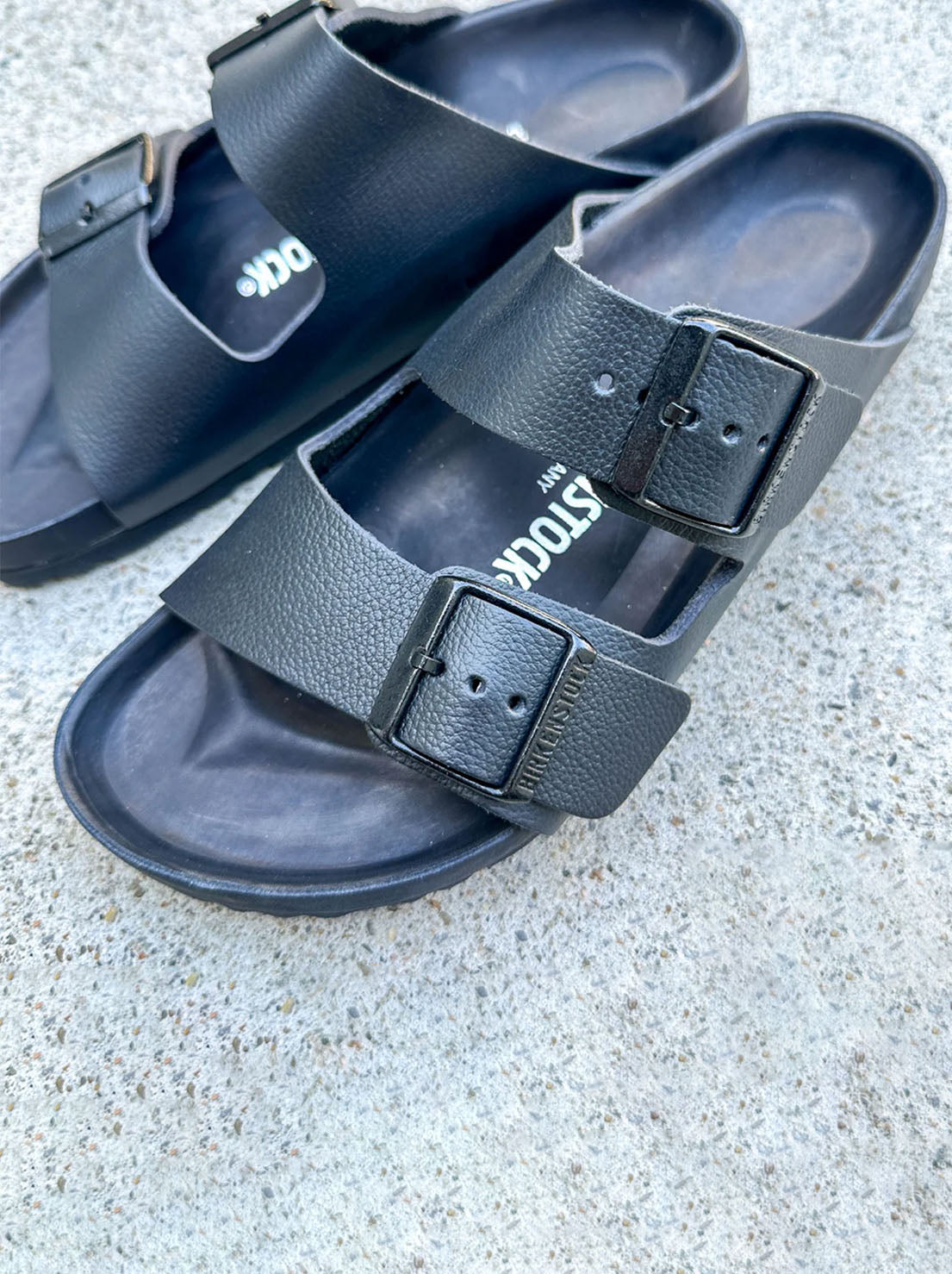 Birkenstock - Arizona - Natural Leather - Exquisite Black - Narrow