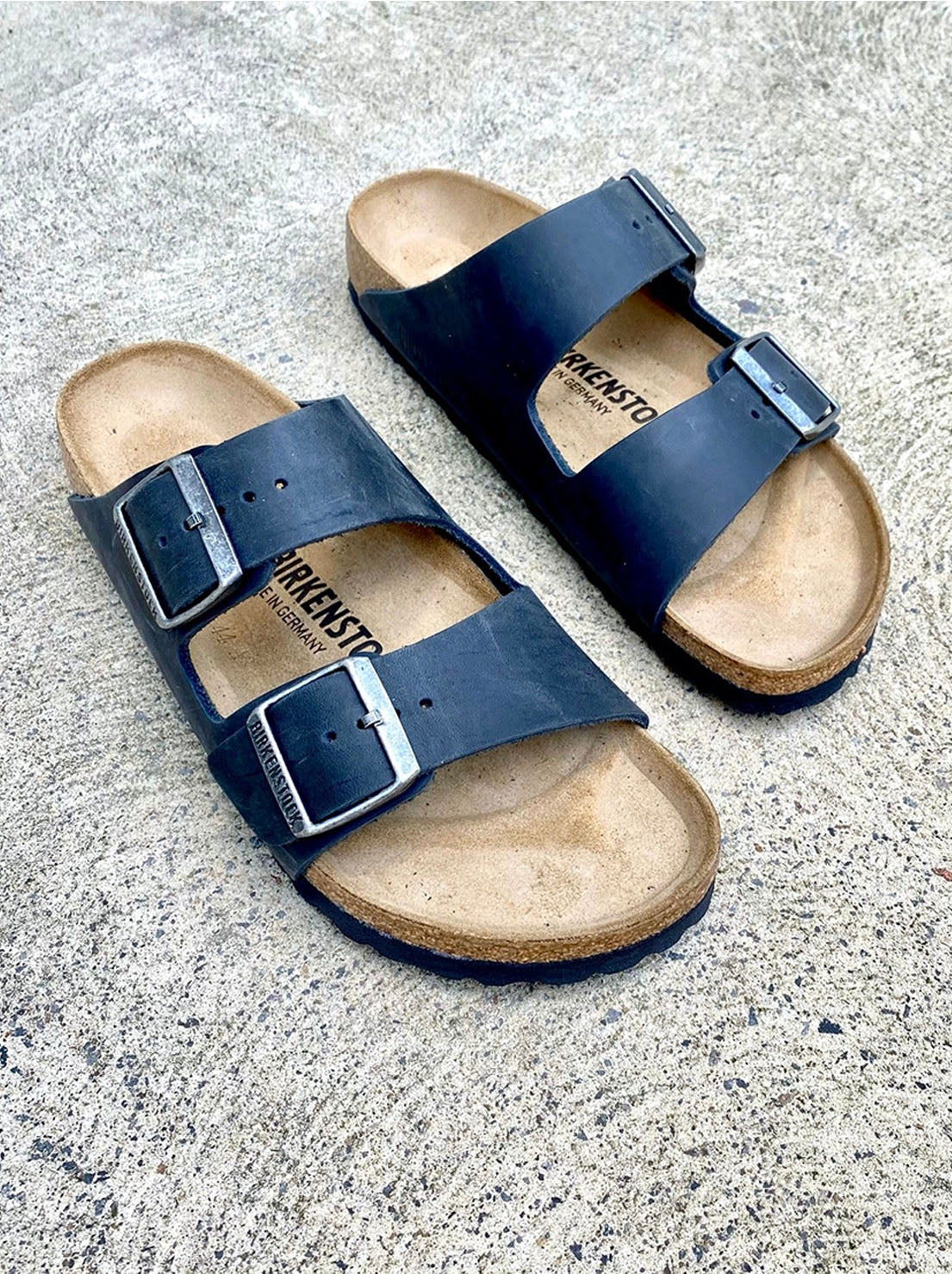 Birkenstock - Arizona - Oiled Leather - Black - Narrow