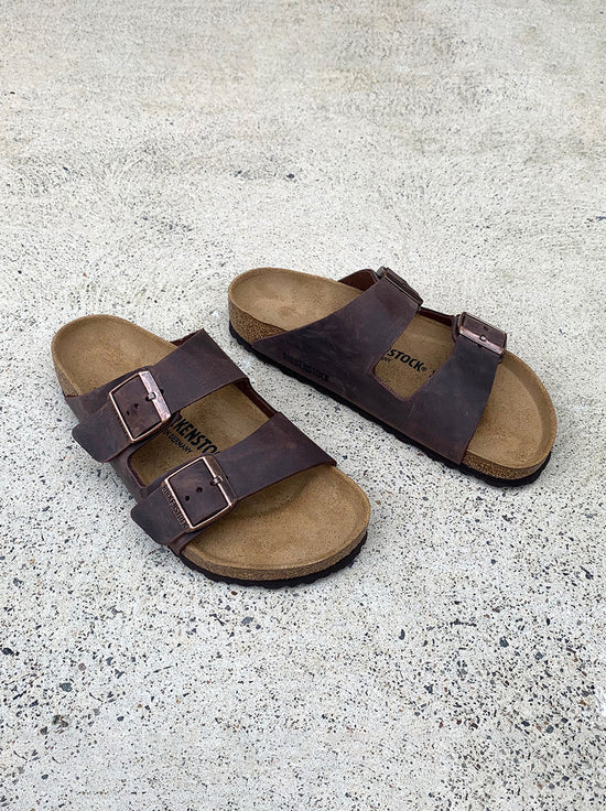 Birkenstock - Arizona - Oiled Leather - Habana - Narrow