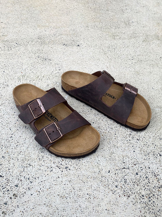 Birkenstock - Arizona - Oiled Leather - Habana - Regular