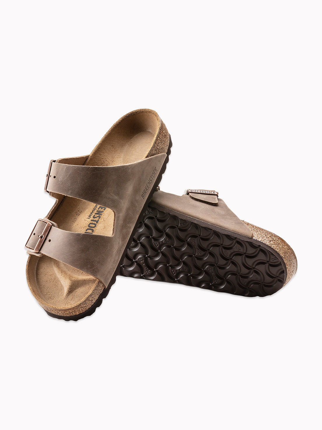 Birkenstock - Arizona - Oiled Leather - Tabacco Brown - Narrow