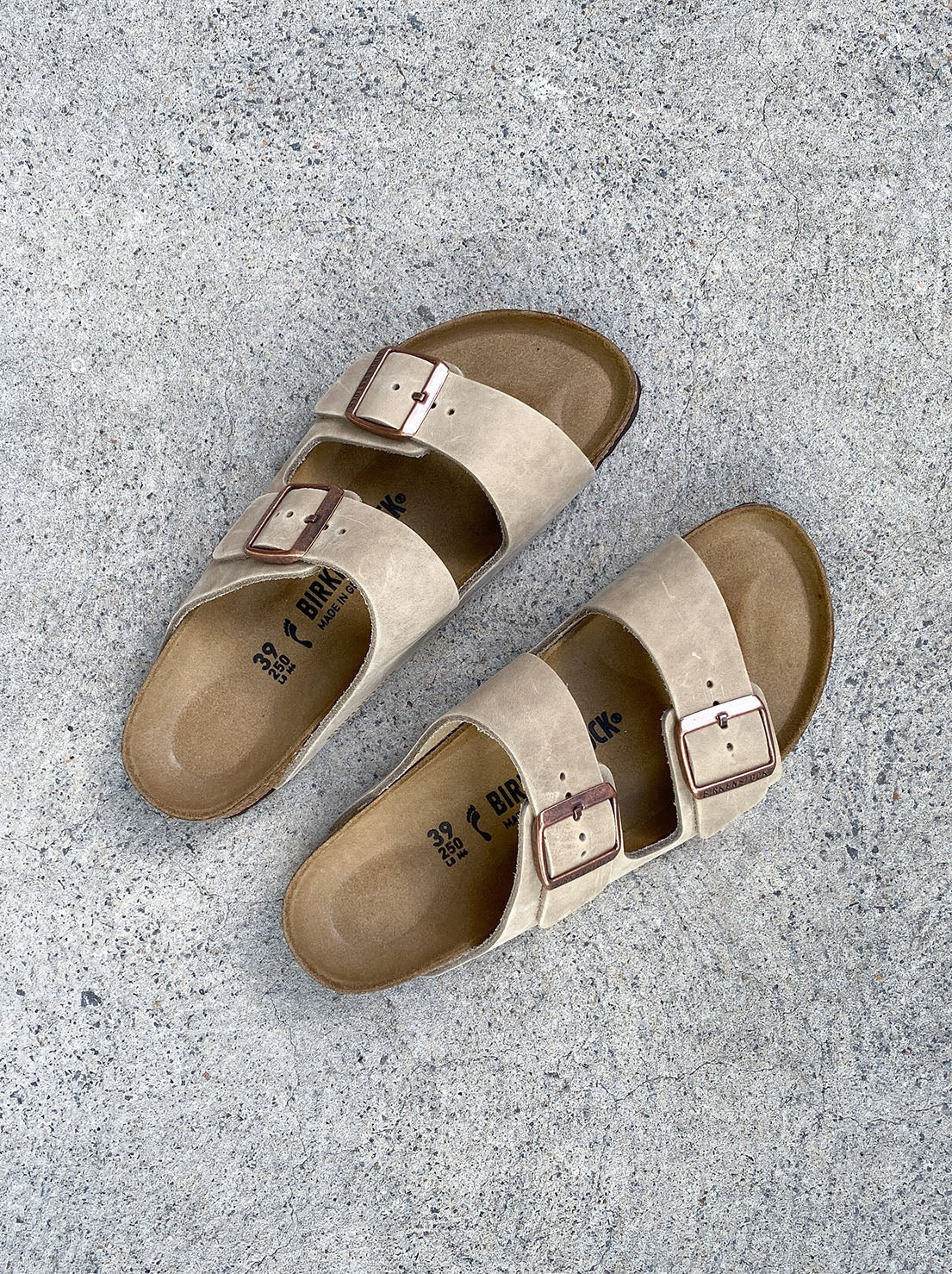 Birkenstock - Arizona - Oiled Leather - Tabacco Brown - Narrow