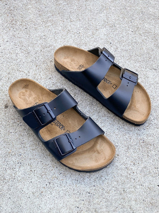 Birkenstock - Arizona - Smooth Leather - Black - Narrow